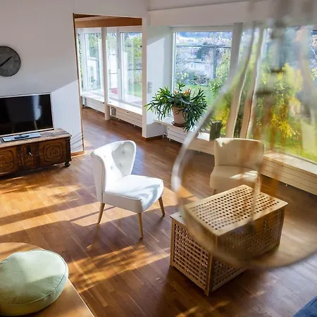 Beautiful Luxury Apartment With Terrace, Large Garden, Parking Space And Smart Tv St. Gallen Exterior photo