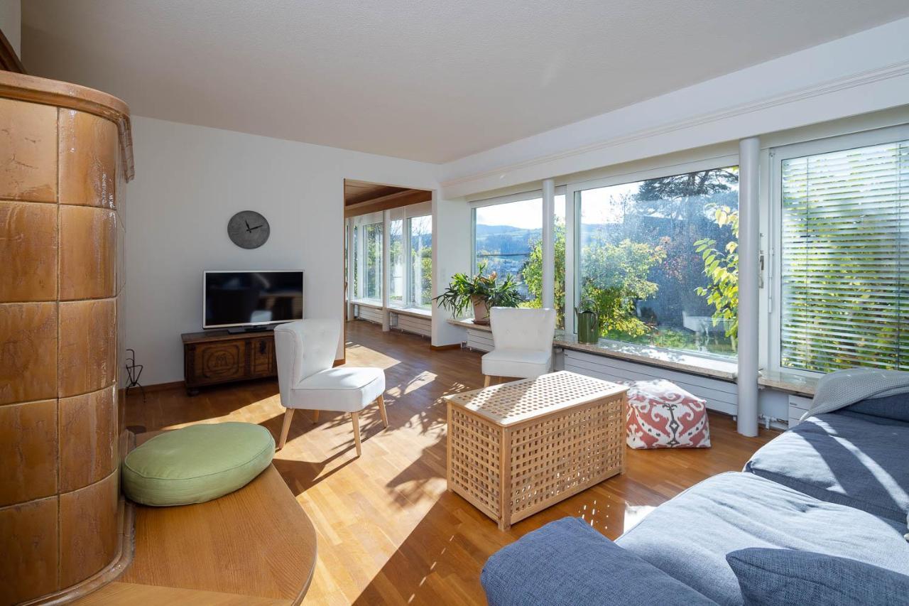 Appartement Beautiful Luxury With Terrace, Large Garden, Parking Space And Smart Tv Saint-Gall